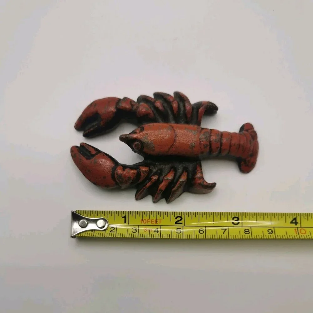Vintage‎ Cast Iron Bottle Opener Red Lobster Breweriana Collectible